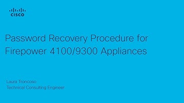 How to Perform Password Recovery on Firepower 4100/9300 Appliances | Secure Your Network