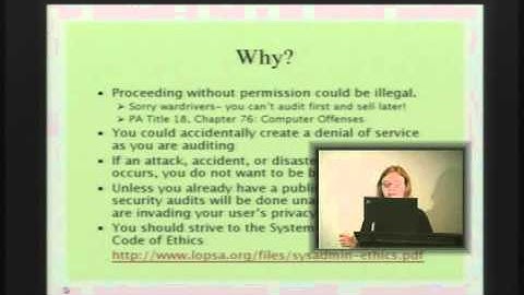 NOTACON 3: Security Audits Using Linux Live CDs