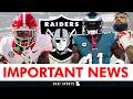 MAJOR Zachariah Branch News &amp; Impact On The Las Vegas Raiders + AJ Brown Trade Report