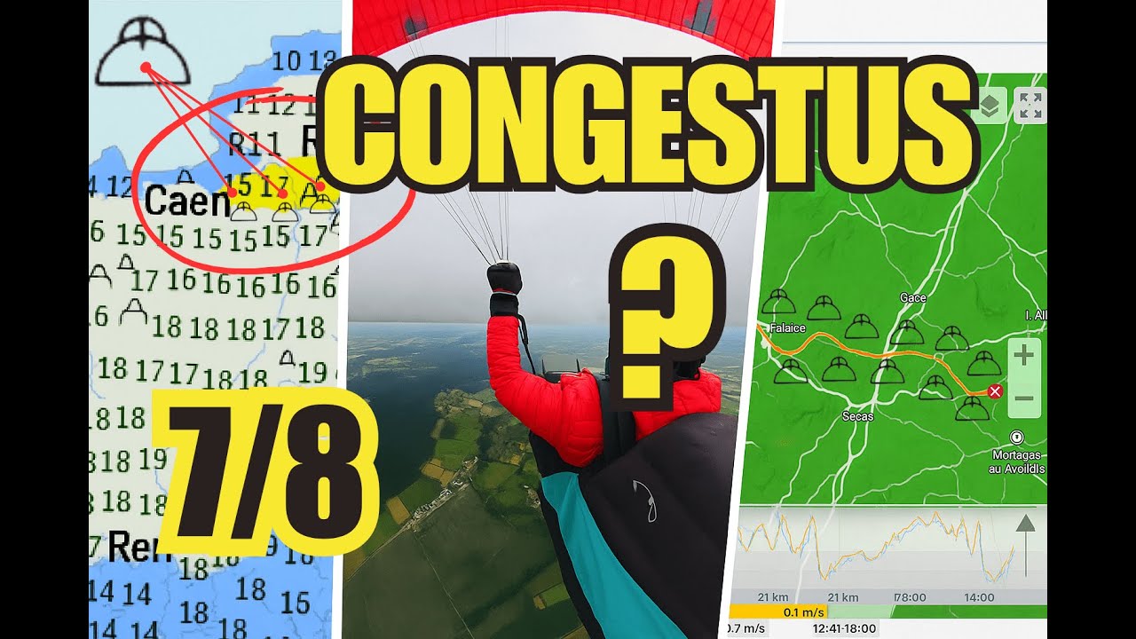 CONGESTUS annoncés ? - ANALYSE d’un cross en PARAPENTE DEPUIS CLÉCY