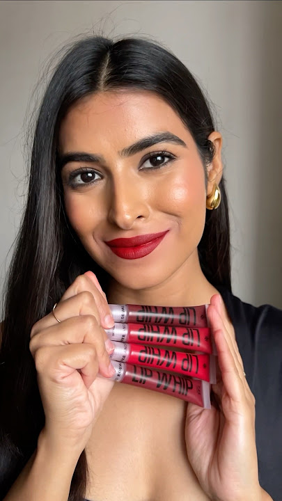 FAE Beauty Red Lip Whip collection in the shades Bite, Tease, Toxic and Revenge. #redlipsticfordusky