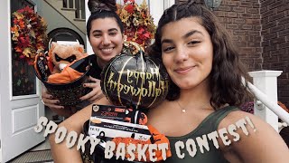 spooky basket contest!! || dog costumes, spicy nugs