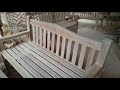 Park bench collection of lutyensmarlboro cross big park bench and malaka  smooth sanding process