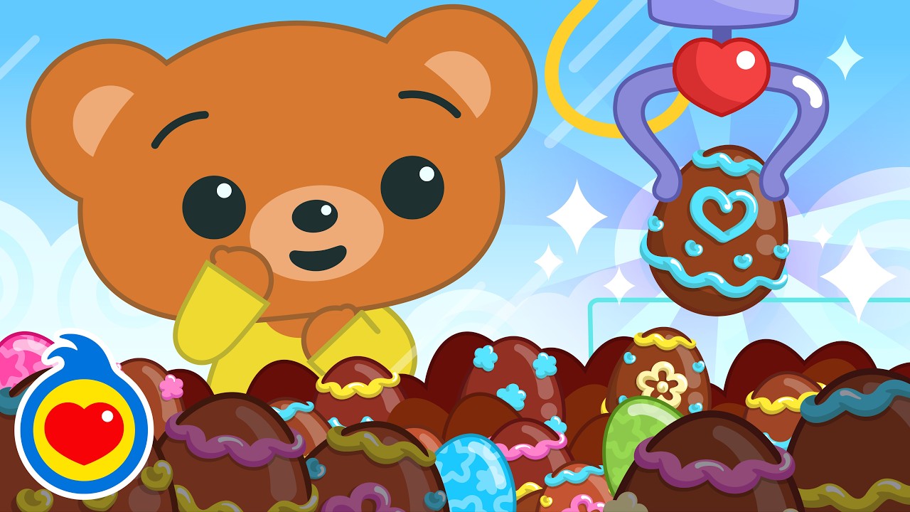 ¡Máquina de Huevos Sorpresa! 🥚✨ ¡Huevos de Chocolate! 🍫🎁 Y Canciones Infantiles | Plim Plim