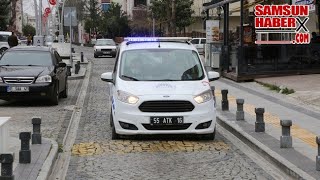ATAKUM BELEDİYESİ ZABITA EKİPLERİNDEN EVDE KAL ANONSU