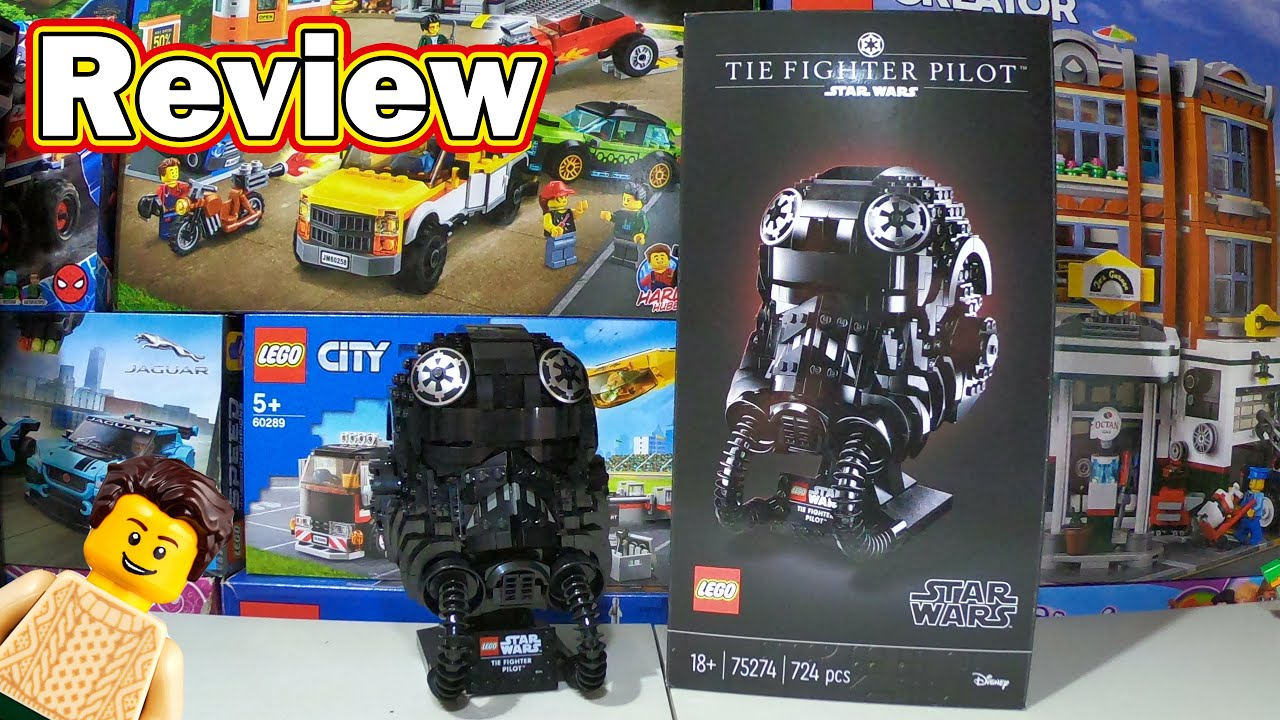 LEGO Star Wars Tie fighter Pilot Helmet review! 75274