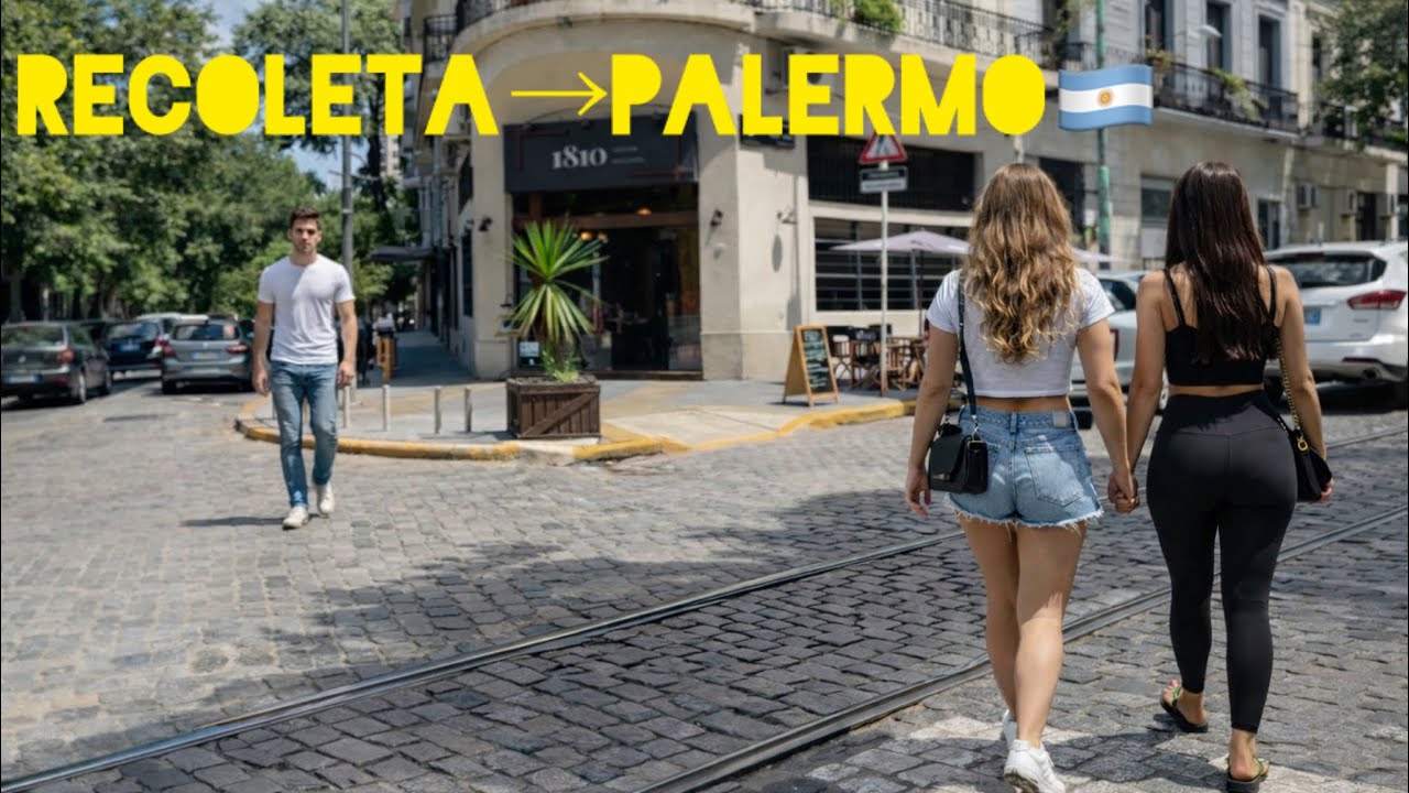 De Recoleta a Palermo 🇦🇷 | Así se vive Buenos Aires 4K Walk #argentina #travel #buenosaires #4k 