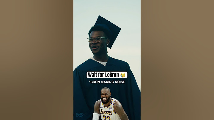 Bron didn’t hold back at Bryce’s HS graduation 😂 (via 3rdeyezay/IG)