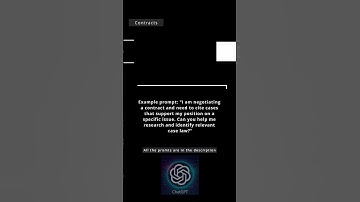 Legal Writing. Contracts #chatgpt