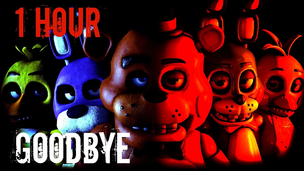 Песни час фнаф. FNAF Goodbye. Five Nights at Freddys Songs TRYHARDNINJA. After hours FNAF. ФНАФ песня Goodbye World.