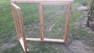 Making wooden window case and sash // Ablaktok és szárny gyártása fából