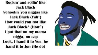 BLACKJACK Amine Lyrics