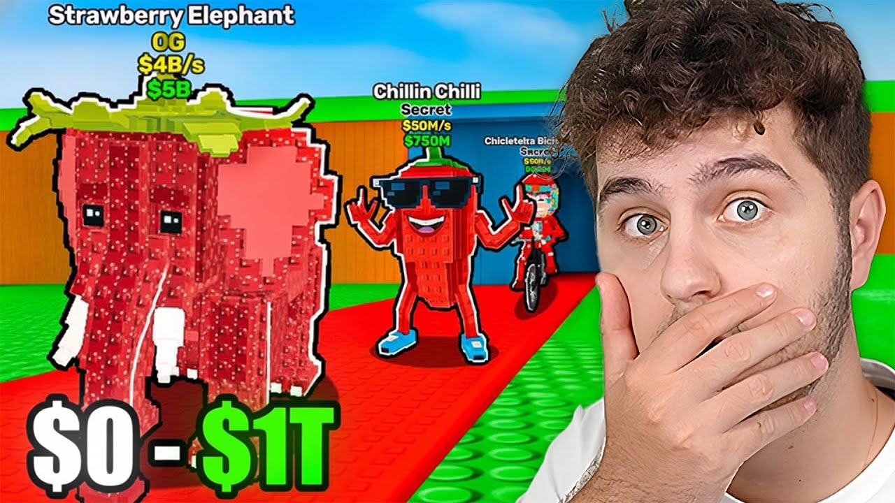 De la $0 la $1T cu BRAINROTI ROSII..