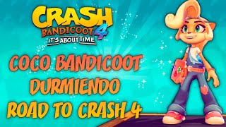 Coco Bandicoot Durmiendo!!! - Descansando Road To Crash 4 It's About Time
