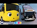 Бандитский автобус крадёт Рождество! | Автобус Бастер | Go Buster | Moonbug Kids