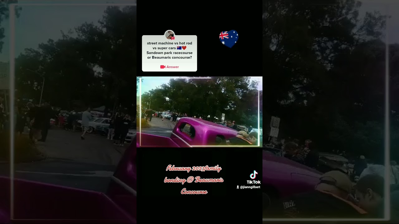 street machine vs hotrod vs supercars ? Car show  beaumaris concourse Feb 2023 Vic  Australia
