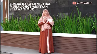 LOMBA DAKWAH VIRTUAL MUBALIGHOT ‘AISYIYAH SEJAWA TIMUR PDA SIDOARJO