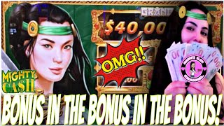 🤑 MIGHTY CASH BONUS IN THE BONUS IN THE BONUS!! @Chukchansi Gold Resort & Casino