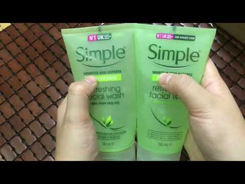 Hưỡng Dẫn Phân Biệt Sữa Rửa Mặt Simple Refreshing Facial Wash Chính Hãng