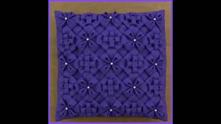 💜Cojín Drapeado Preciosura💜SMOCKING CUSHION-CAPITONE-FABRIC MANIPULATION