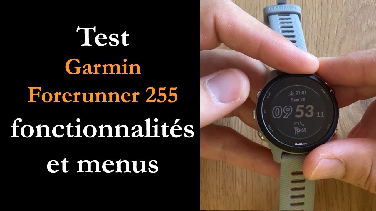 Test Garmin Forerunner 255 : notre avis complet - Montres/Bracelet  Connectés - Frandroid