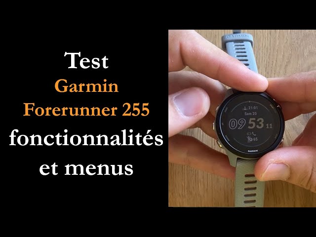 Test de la montre connectée Garmin Forerunner 255S - Tech Advisor