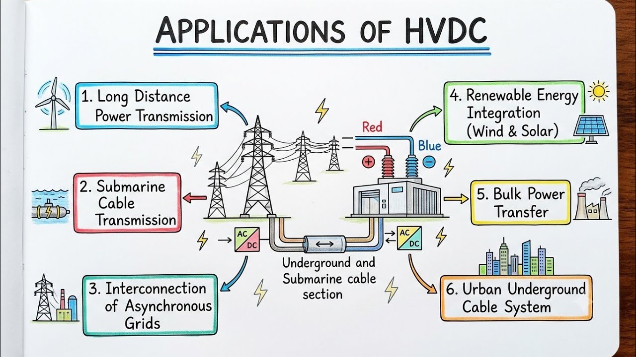 Application of hvdc | hvdc Application | hvdc transmission system
