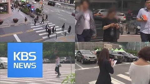 Distracted Pedestrians / KBS뉴스(News)