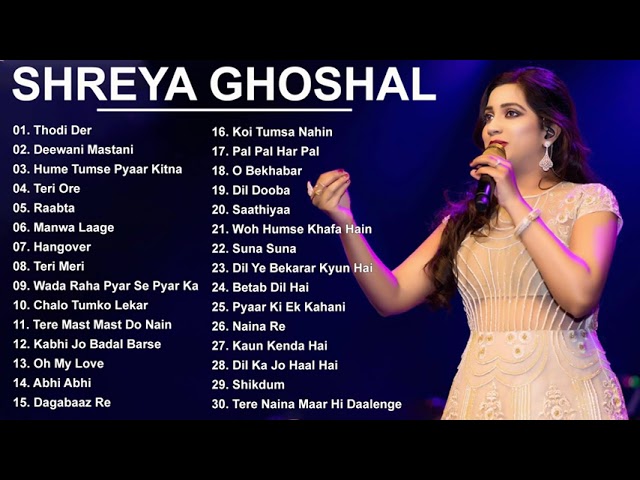 Best Songs of Shreya Ghoshal | Shreya Ghoshal Latest Bollywood Songs | Shreya Ghoshal AVS Jukebox class=