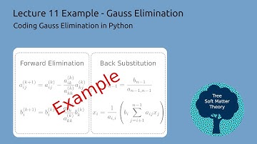 Coding the Gauss Elimination Algorithm in Python (ChEn 263 - Supplement to Lecture 11, Fixed!)