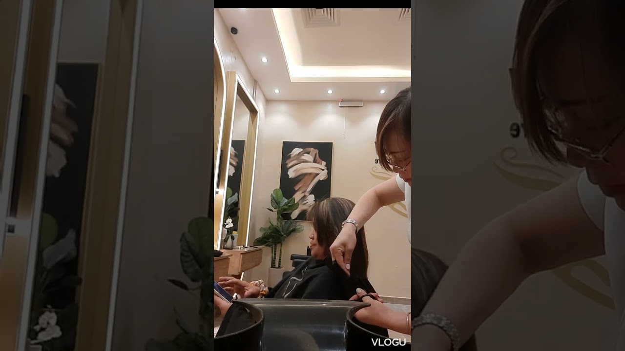 Hair cutting and blow dry...#Lerma Cabungason #vlogs..