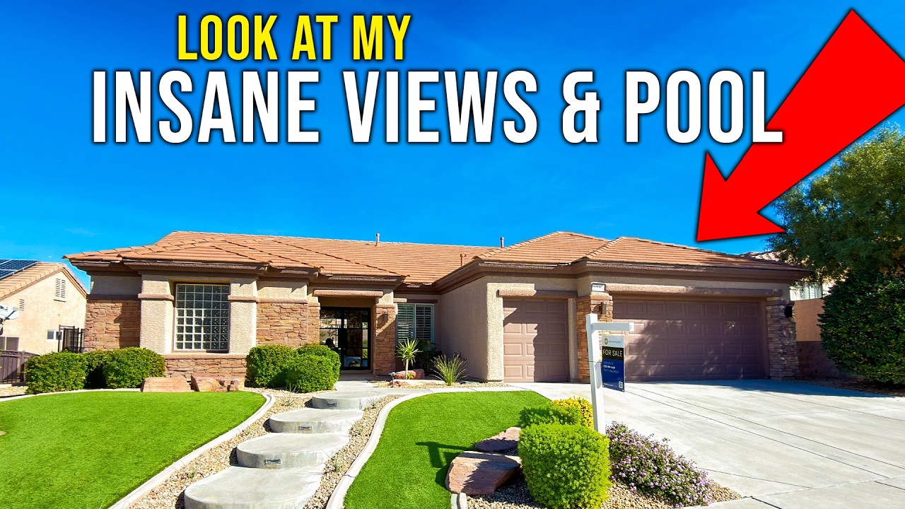 Продаётся дом-ранчо в Лас-Вегасе | ЛУЧШИЕ виды на Лас-Вегас-Стрип | Сверкающий бассейн | Полность...