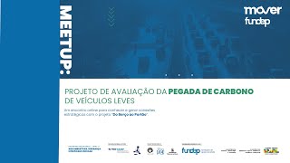 Meetup: Projeto de avaliação da pegada de carbono de veículos leves | Programa Mover