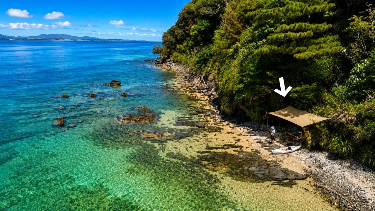 フィッシュマンズ「空中キャンプ」 A Corporate Worker's Fishing Camp on a Remote Island | My Fishing