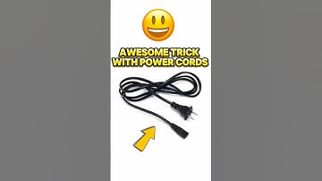 Neat way to wrap up power cords 🔌
