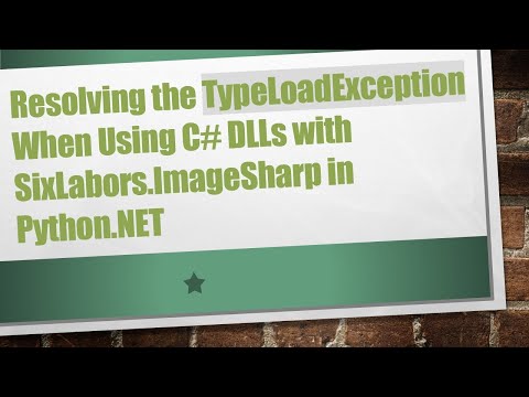 Resolving the TypeLoadException When Using C# DLLs with SixLabors.ImageSharp in Python.NET