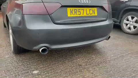Audi A5 DPF Delete Downpipe + Dual Exit Back Box Delete + Remap