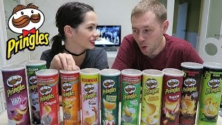 PRINGLES CHALLENGE / Угадай вкус чипсов / Обиделась на Сайбеля