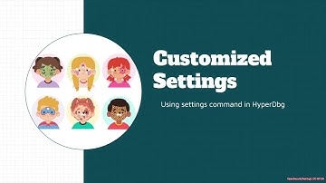 Dbg3301: HyperDbg 10 06 Customizing Settings