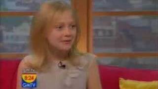 Dakota Fanning on GMTV 2005