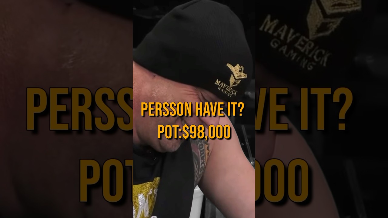 Patrik Antonius In tough spot vs Eric PERSSON #maverick #poker #live