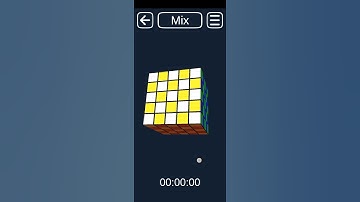 Checkerboard Pattern on 5x5 Rubik