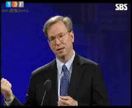 Eric Schmidt - Web 2.0 vs. Web 3.0 :: SBS Digital Forum