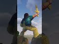 @JablinskiGames - Jack Black as Steve of Minecraft! #minecraft #statue #legend #minecraftstatue