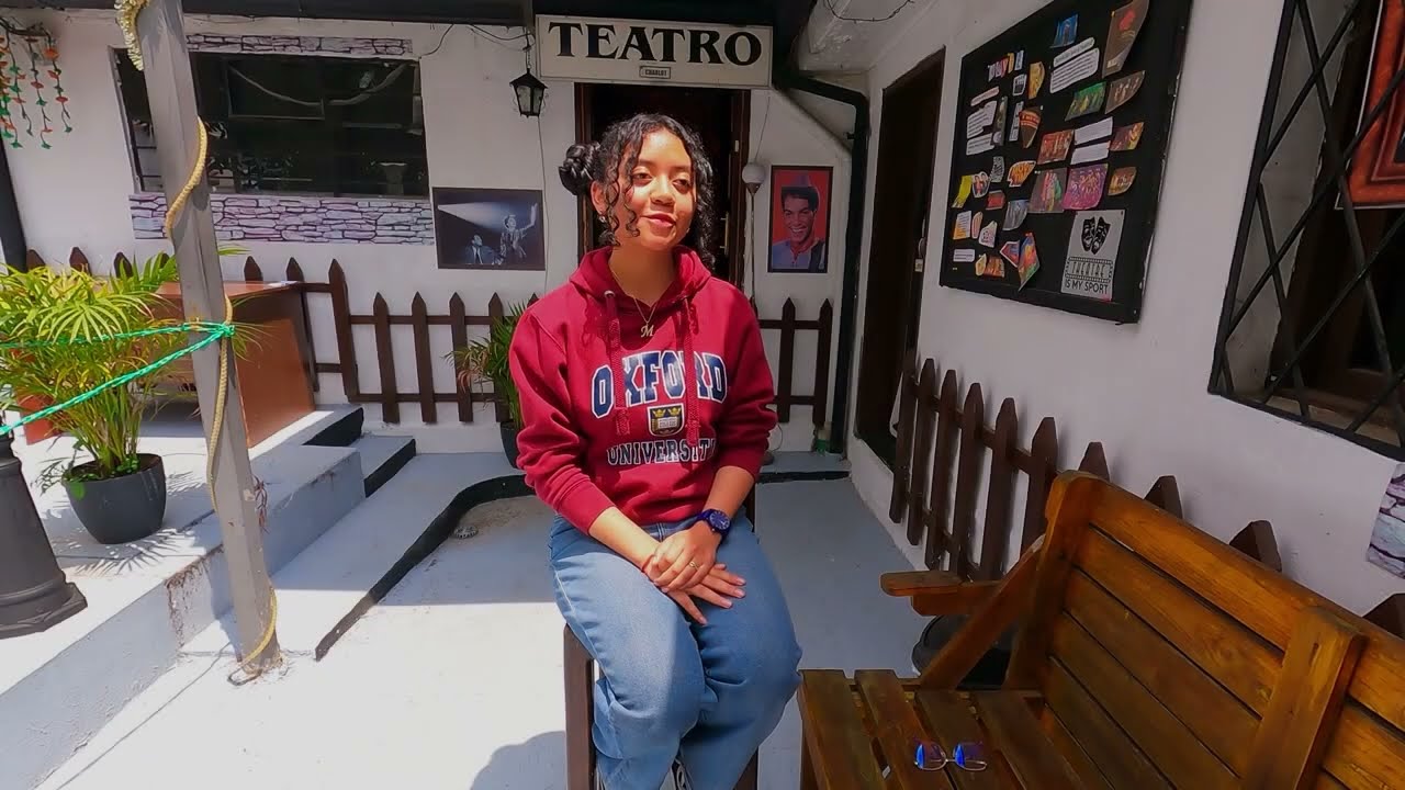 Entrevistas al elenco de la comedia griega Las Asambleístas de Aristófanes: Paula Cango.