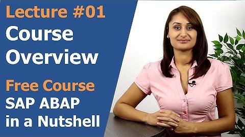 Lecture 01: Overview of ABAP Programming - SAP ABAP Programming  in a Nutshell - Ana Lekic SAP