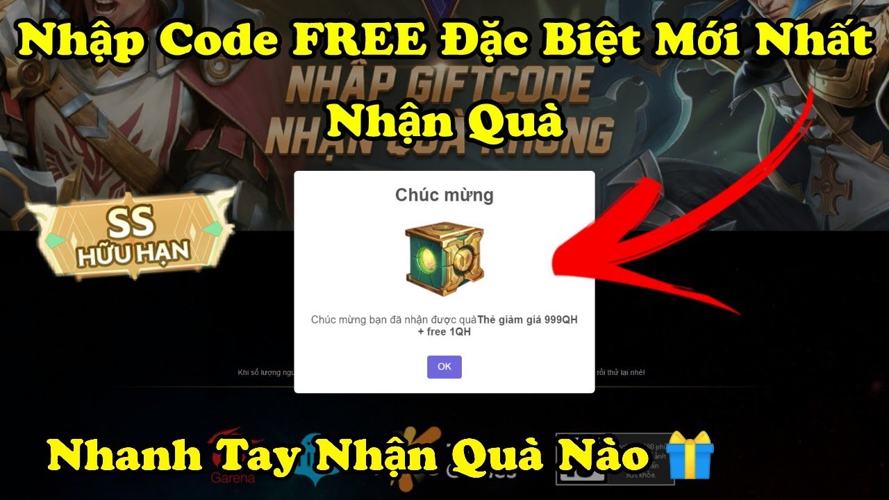 GiftCode Liên Quân | 5 CODE Mới Nhất Nhận FREE Quà Không Giới Hạn Cực Hot Từ Sự Kiện