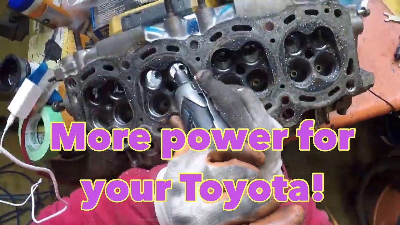 MR2 Cylinder head port and polish for more power YouTube