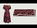 212👗You don&#39;t need to be a tailor to make this dress | Sewing a dress is quick and easy