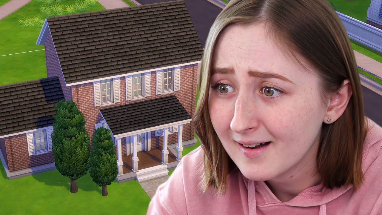 I tried to build a big house in The Sims... but in under 10 minutes ...